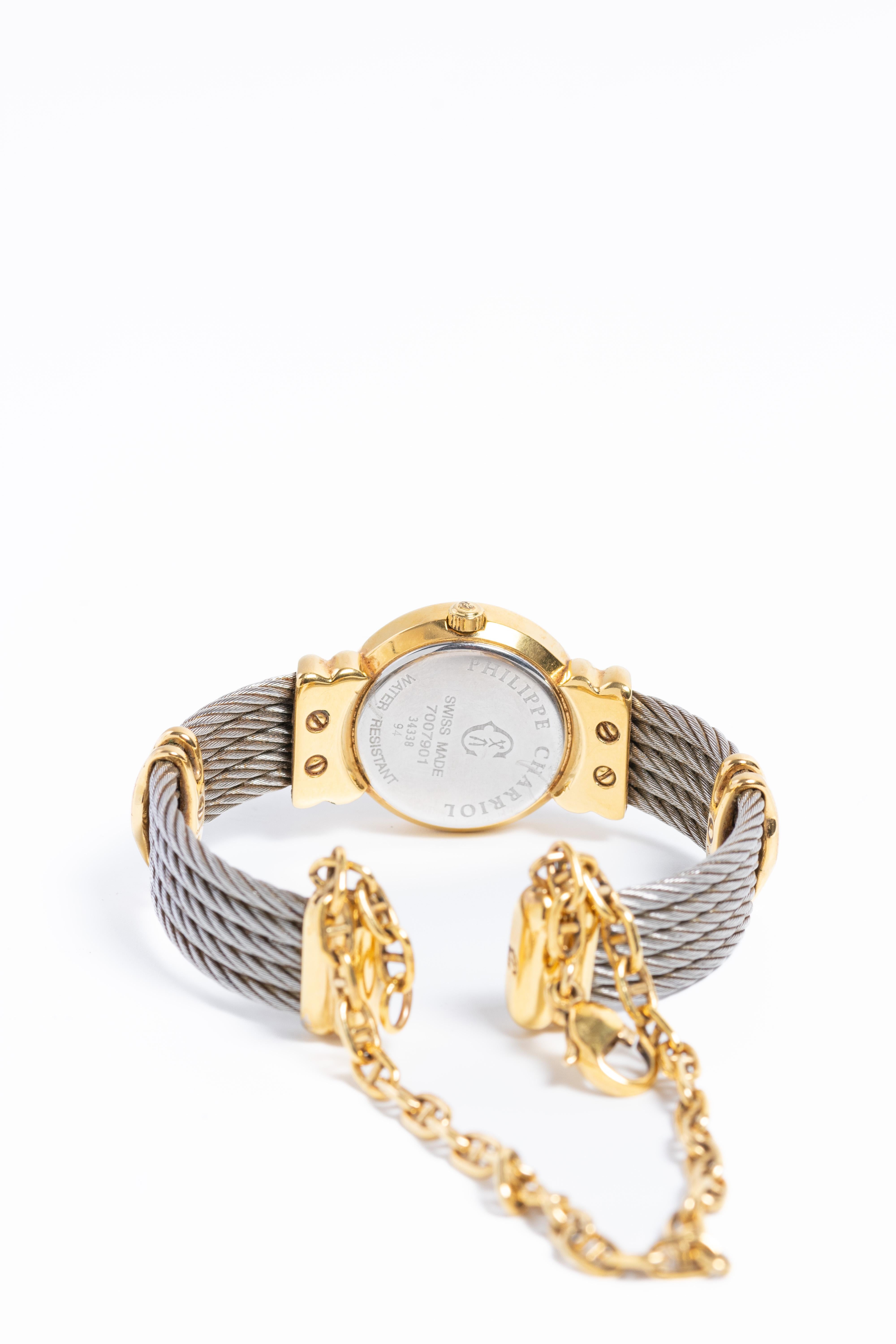 Phillipe Charriol Gold Plated and Stainless Steel Ladies Wristwatch 5