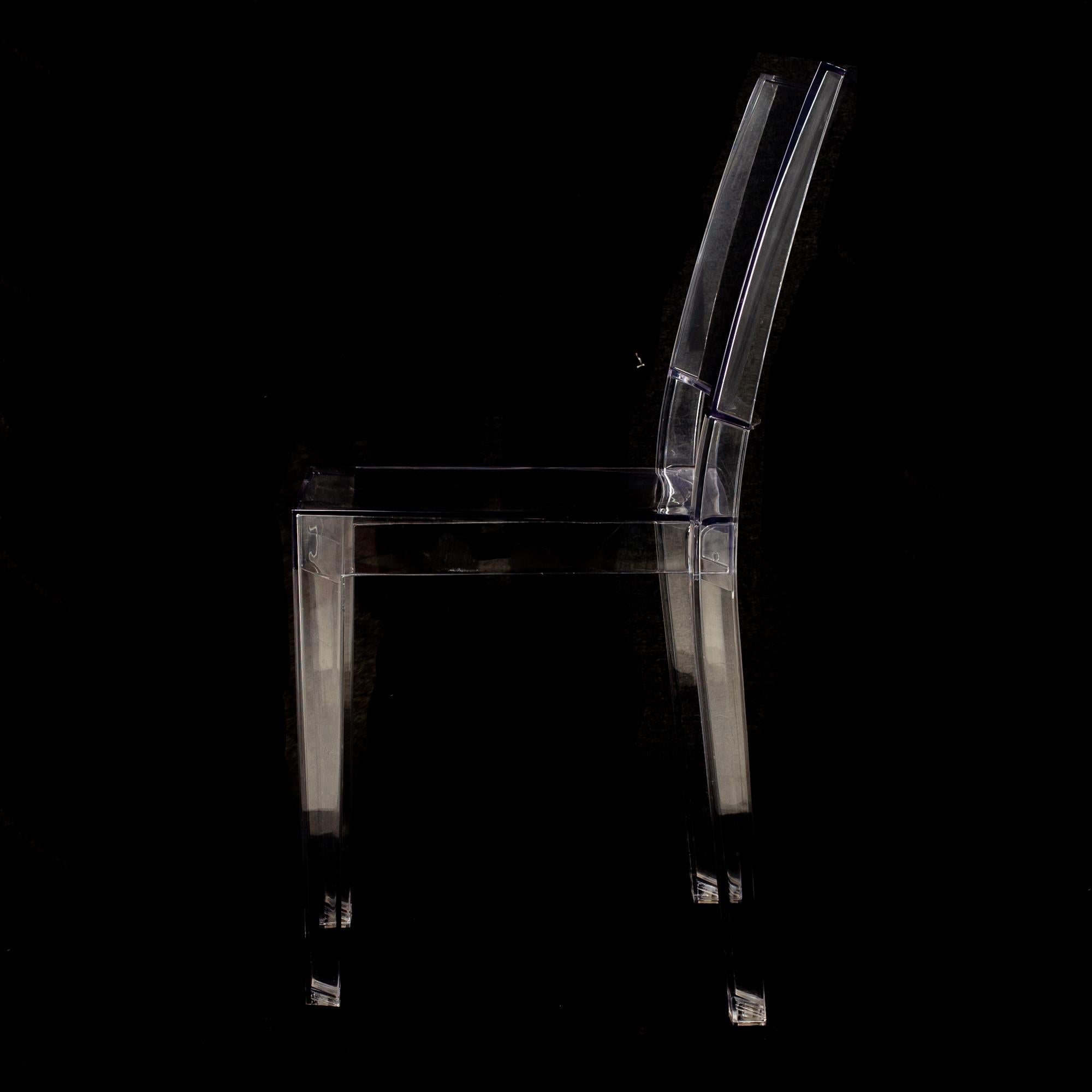 Phillippe Starck for Kartell La Marie MCM Clear Acrylic Dining Chairs, Set 4 1
