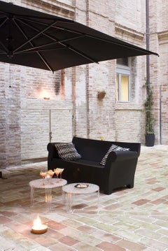 Phillippe Starck Kartell Bubble Sofa and Armchair Set, Black, Outdoor, Indoor