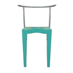 Phillippe Stark Dr.Glob Turquoise Set of Chairs, Italy, 1988