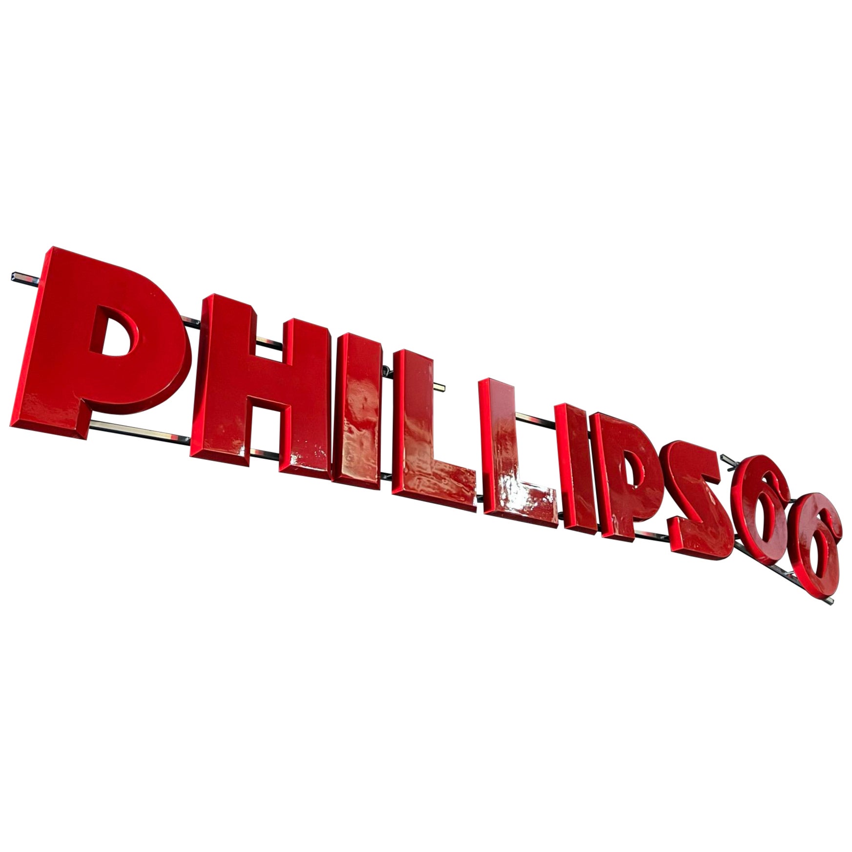 Phillips 66 Cast Aluminum Gas Sign