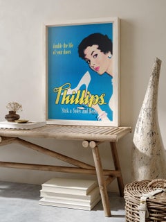 Phillips c1950s Shoe Heels British Advertising Poster