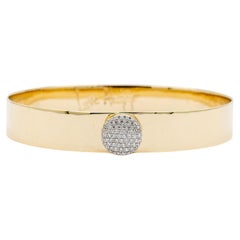 Phillips House Infinity Love Always Bracelet en or jaune 14 carats avec cercles pavés de diamants