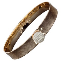 Phillips House Love Always Rose Gold 0.36 Carat Round Diamond Bangle Bracelet