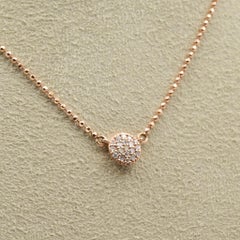Phillips House Micro Infinity Necklace N20023DR 0.10tcw Diamonds in 14K Gold