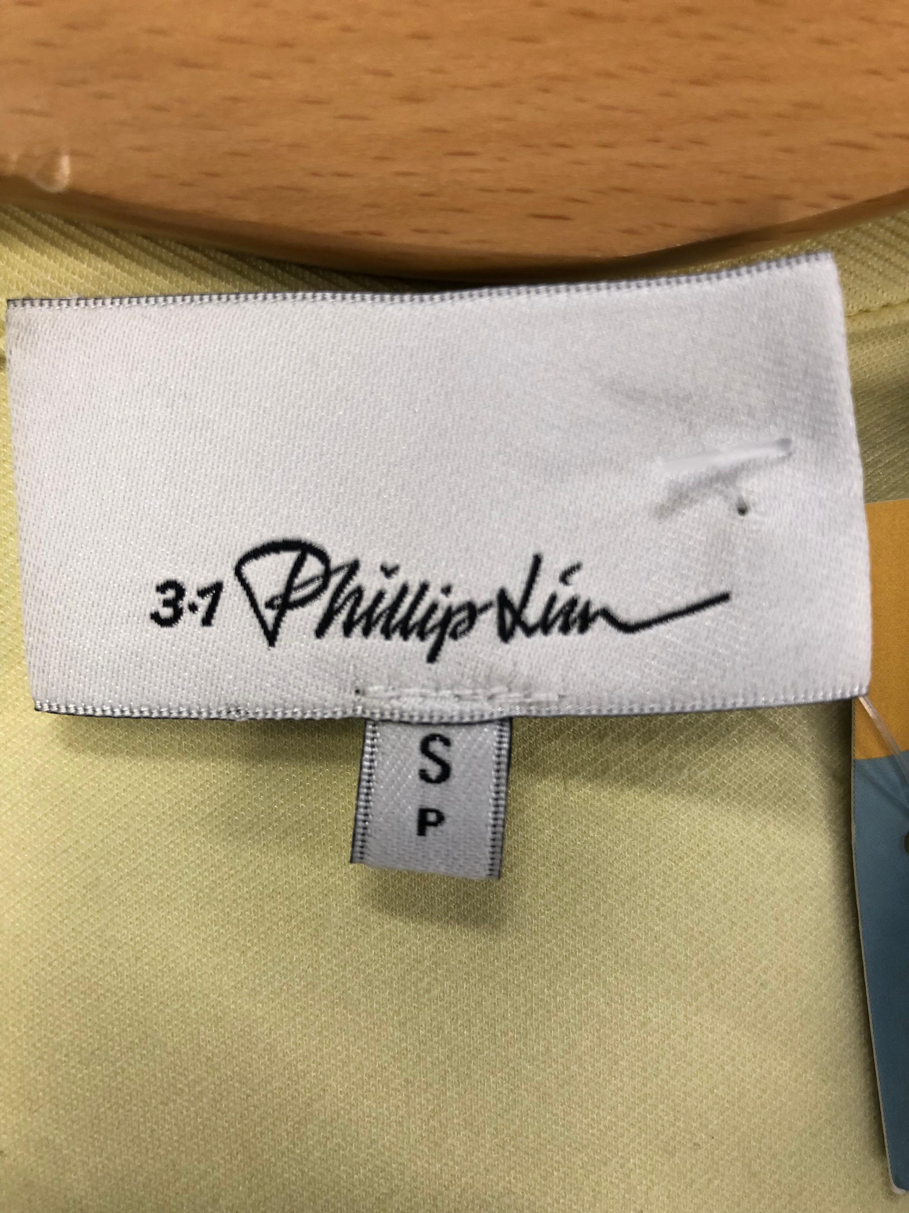 Phillips Lim Pastel Yellow Knit Twill Utility Jumpsuit Size Small For Sale 1