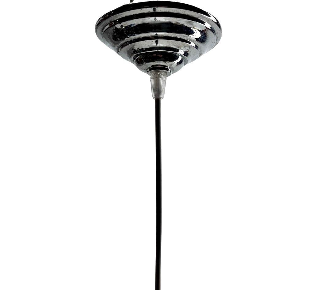 Phillips-Anhänger  Lampe mit kugelförmigem Opalschirm, 1960er Jahre, Niederlande im Angebot 4