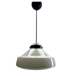 Phillips Pendant Lamp with a Opaline Shade and Fittings, 1930s