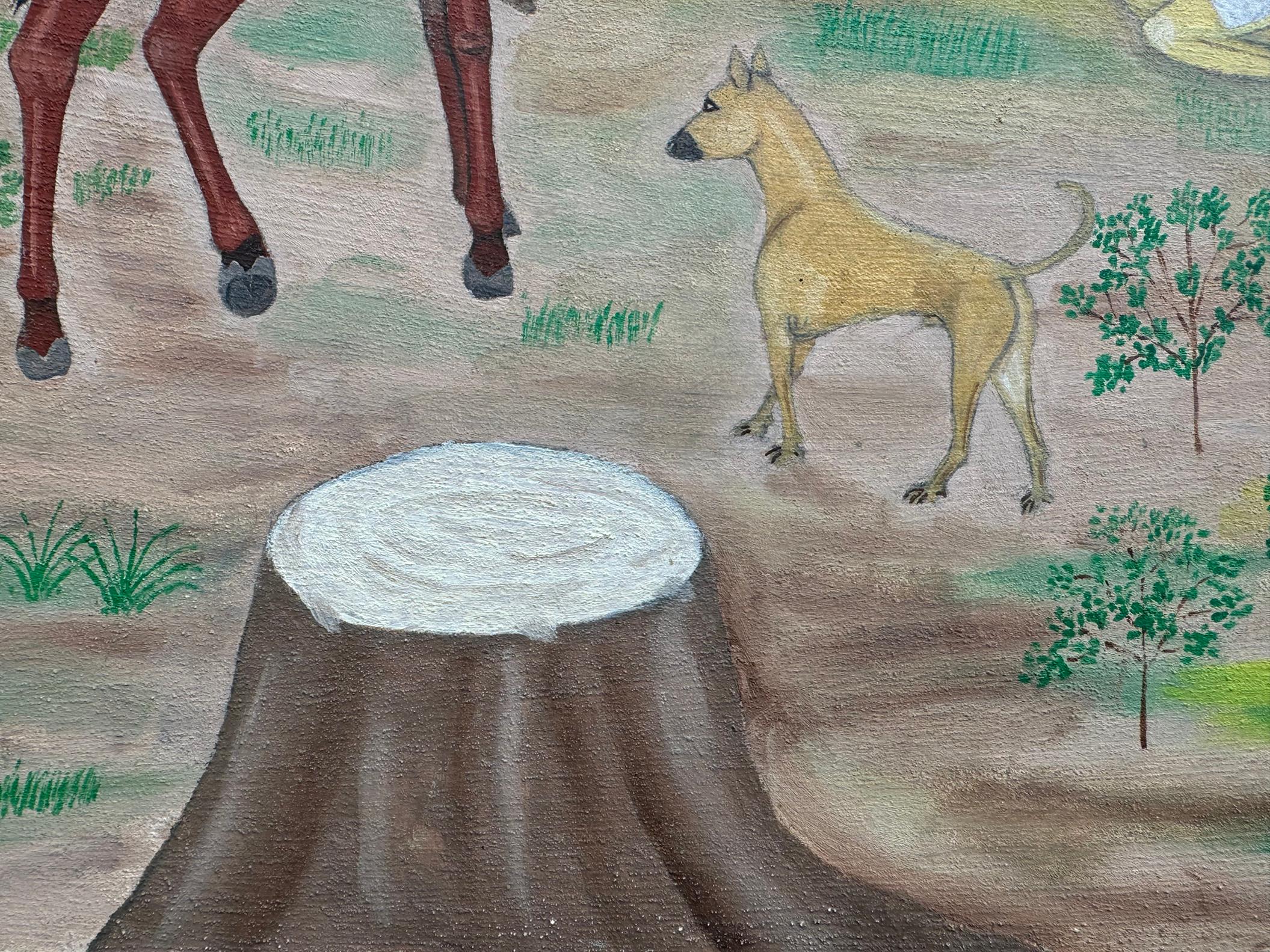 Ein friedliches Königreich Haiti - Une Savane im Angebot 6