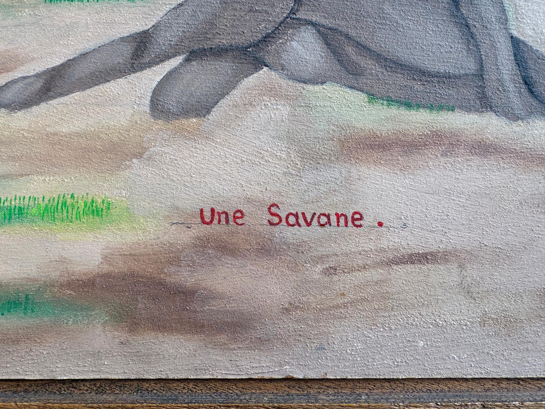 Ein friedliches Königreich Haiti - Une Savane im Angebot 9