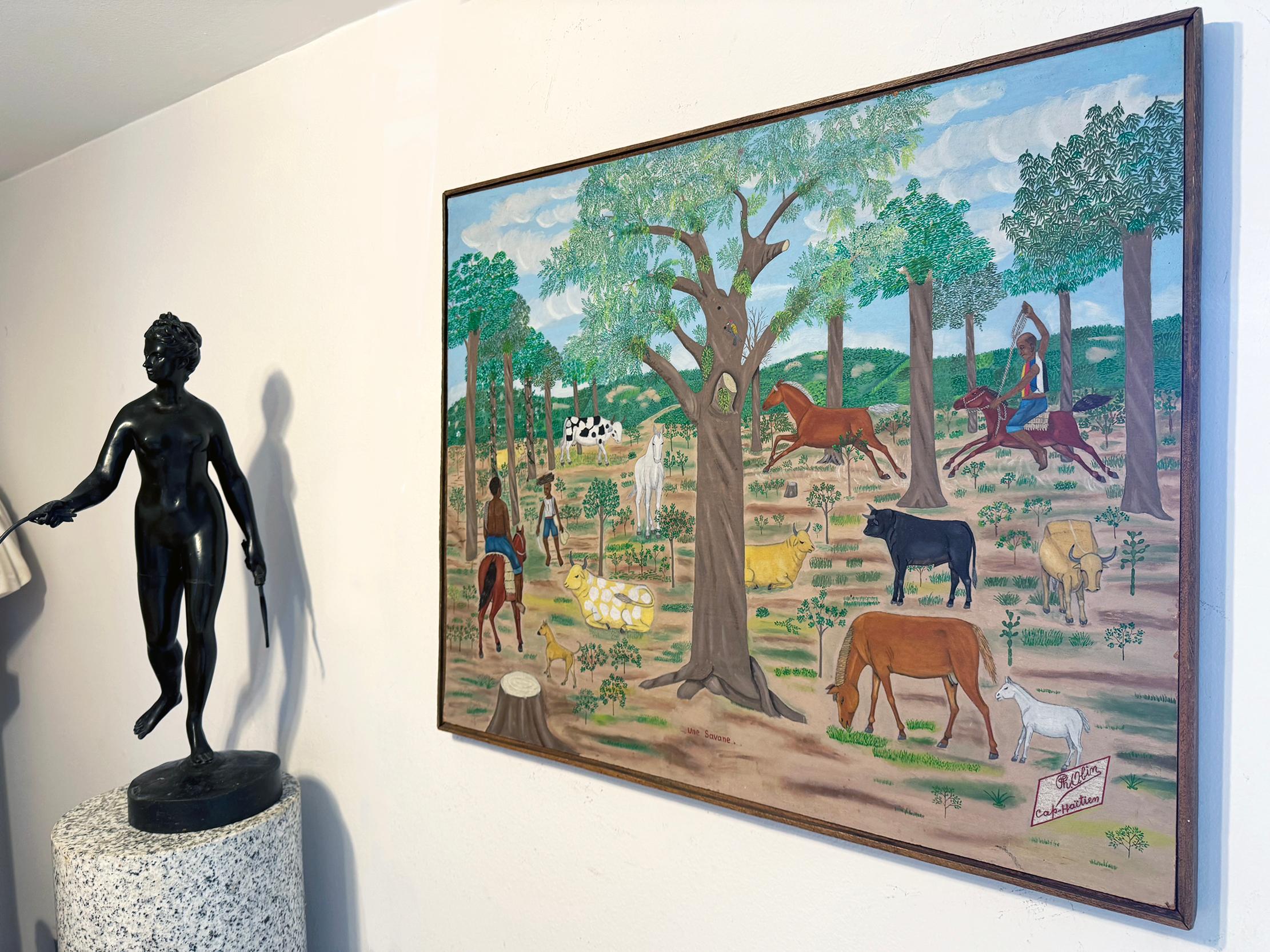 Ein friedliches Königreich Haiti - Une Savane im Angebot 15