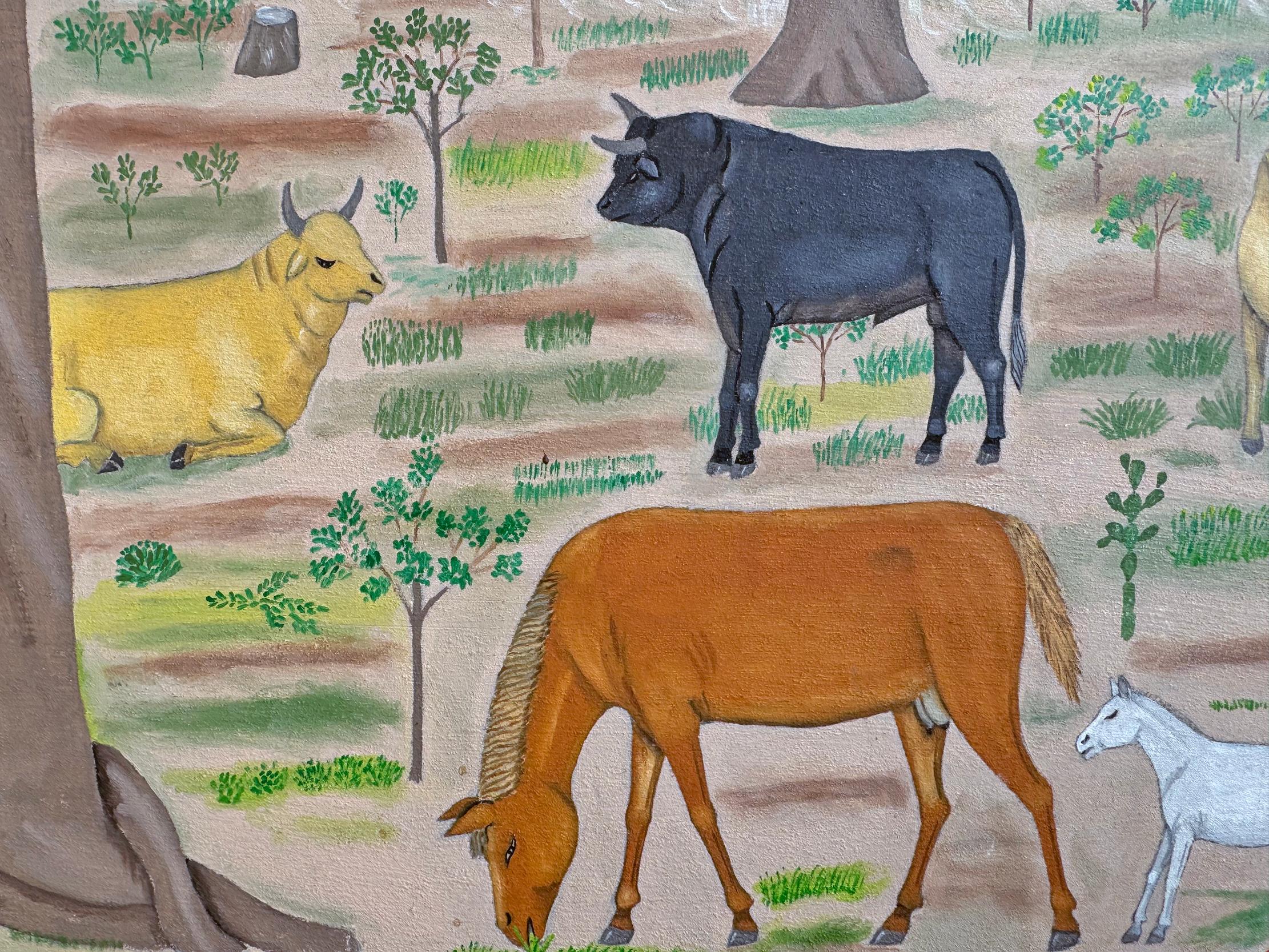 Ein friedliches Königreich Haiti - Une Savane im Angebot 2