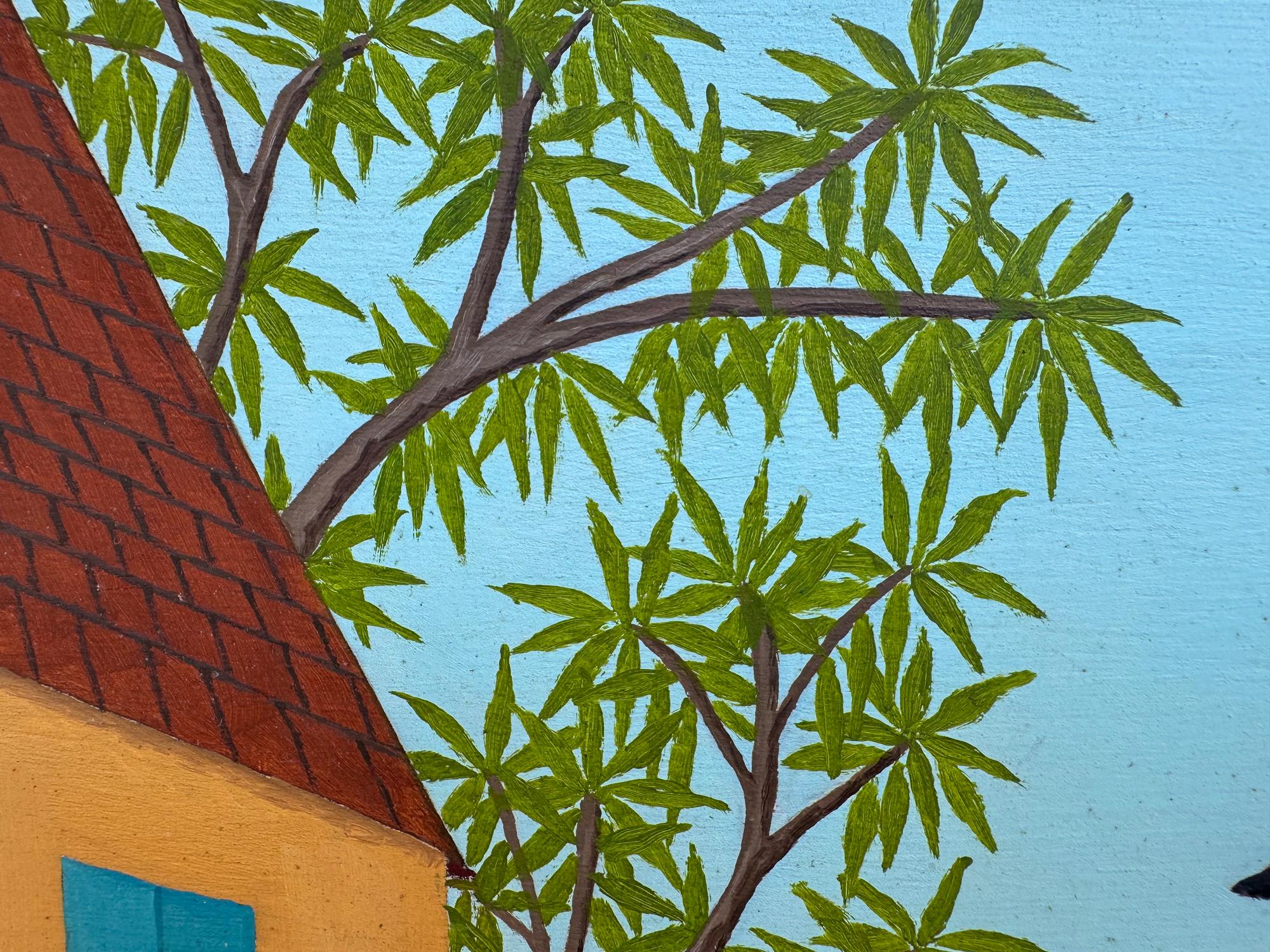 Military Man on Horseback with Haitian Flag For Sale 1