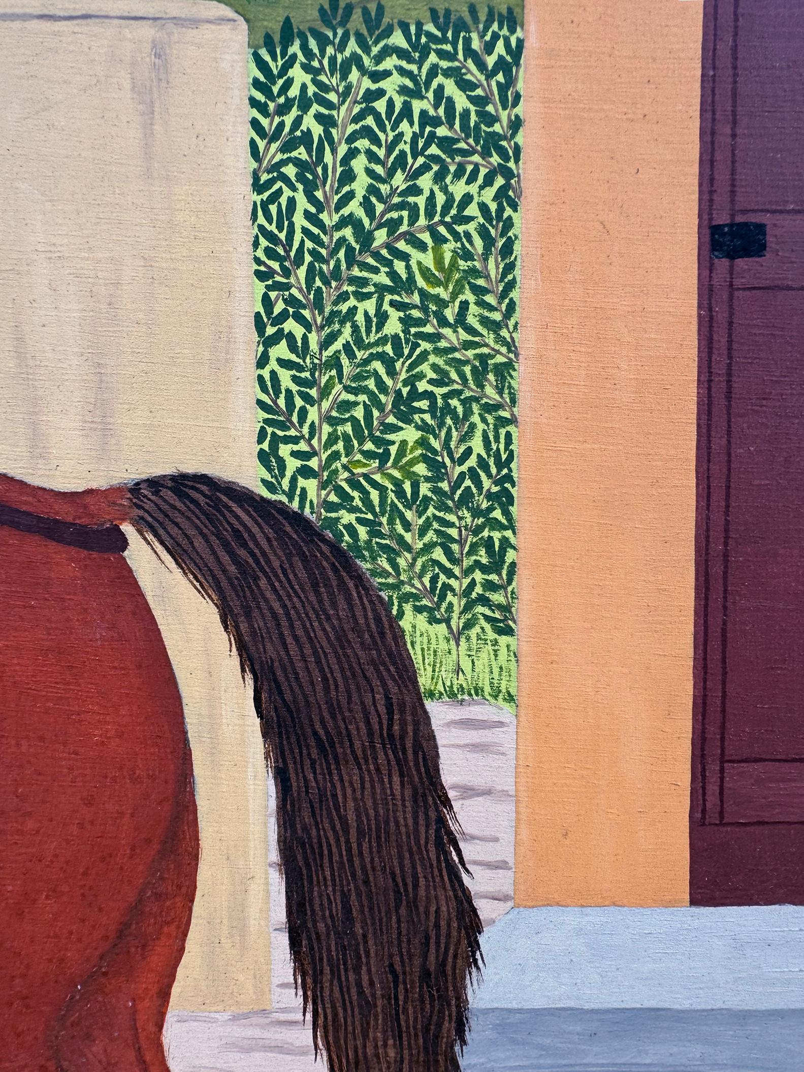 Military Man on Horseback with Haitian Flag For Sale 2