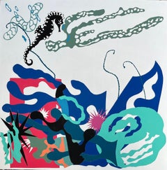 Black Beauty Meets the Coral Reef, fantasia sottomarina grafica e colorata