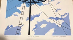 Vortex of Doom Circus thrill show blue sky clouds motorcycles daredevils
