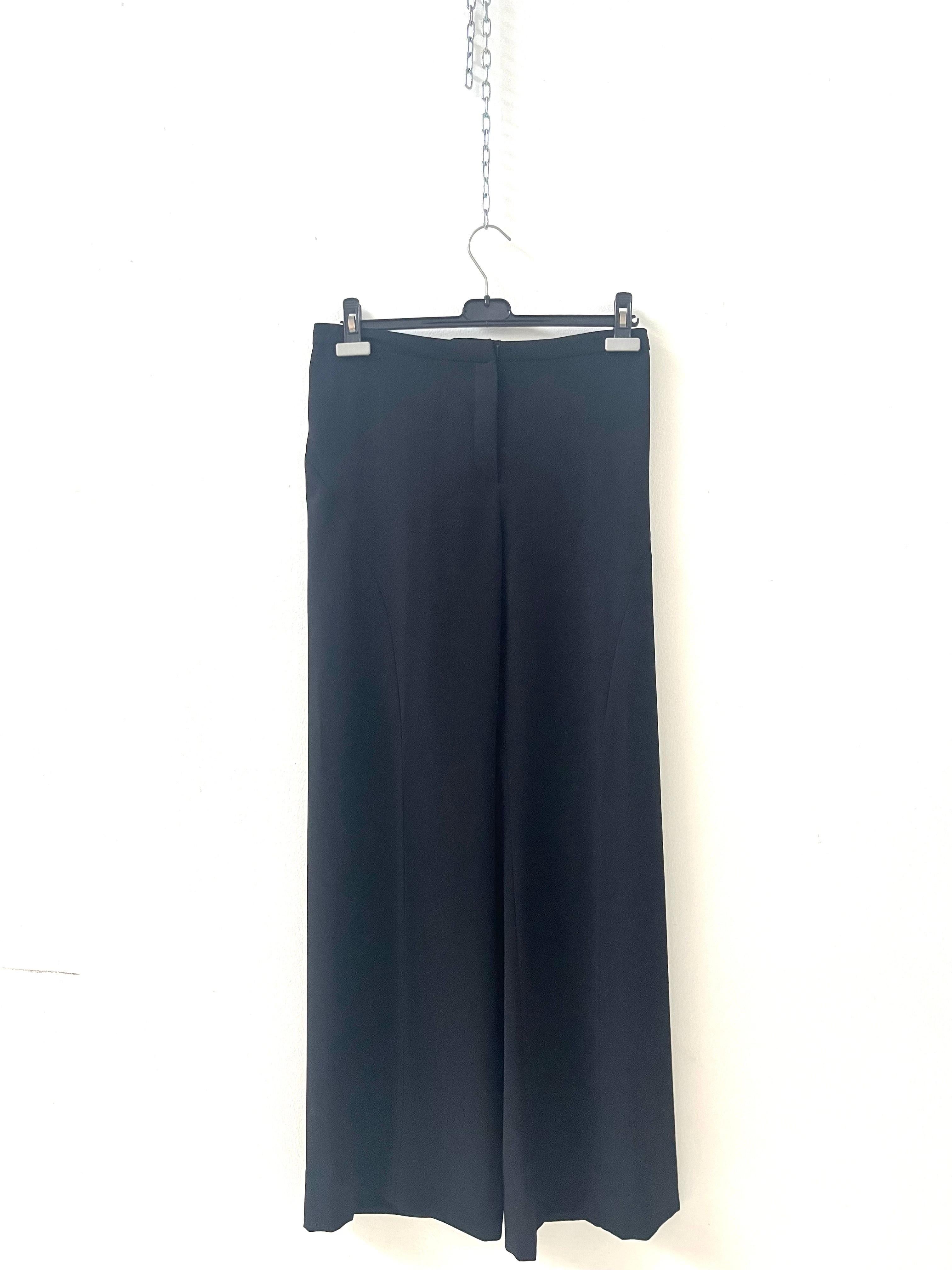 Philosophy Black Wide-Leg Trousers – Made in Italy – IT 42 en vente 5