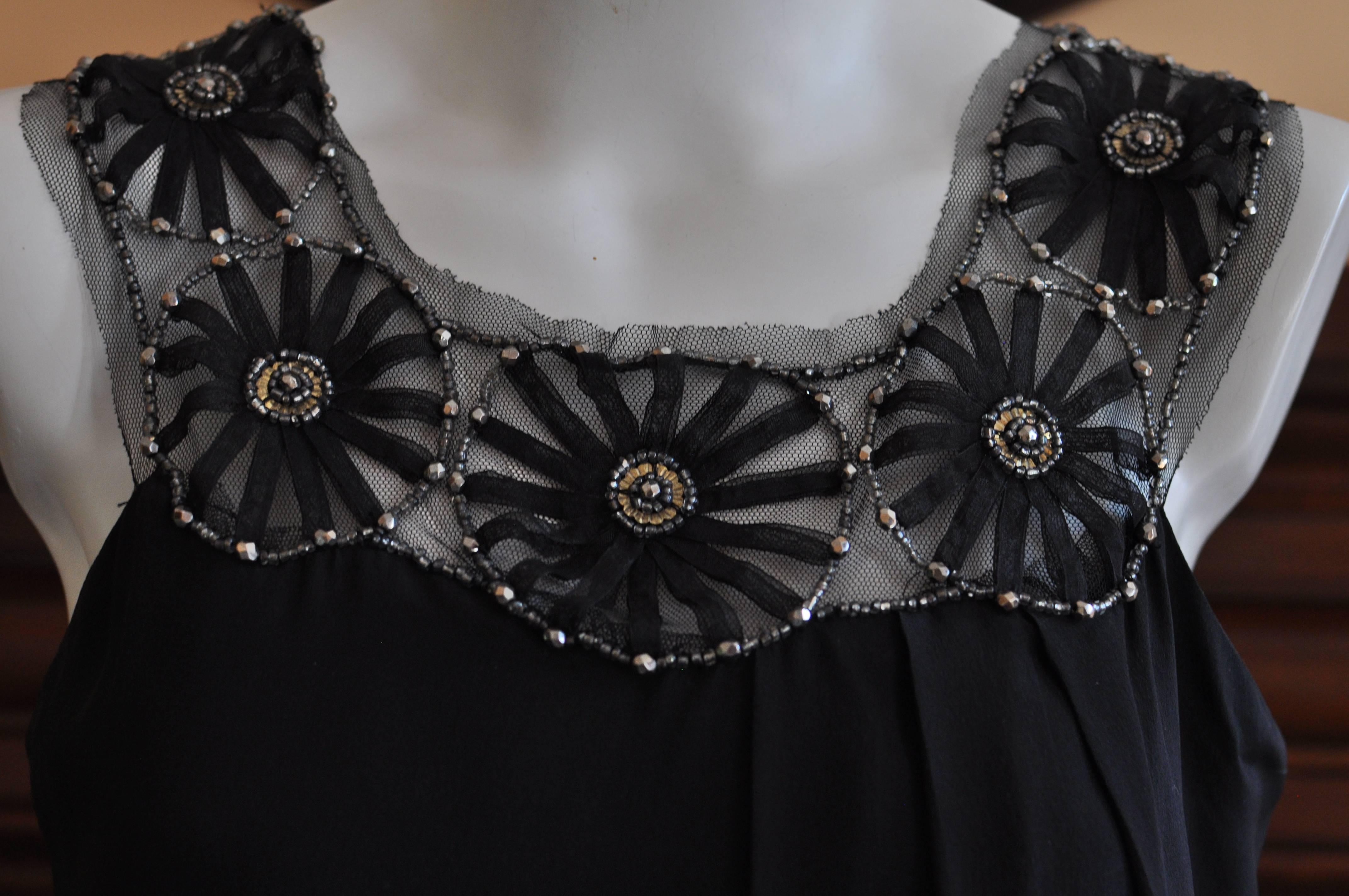 Philosophy di Alberta Ferretti Vestido de seda negro Negro en venta