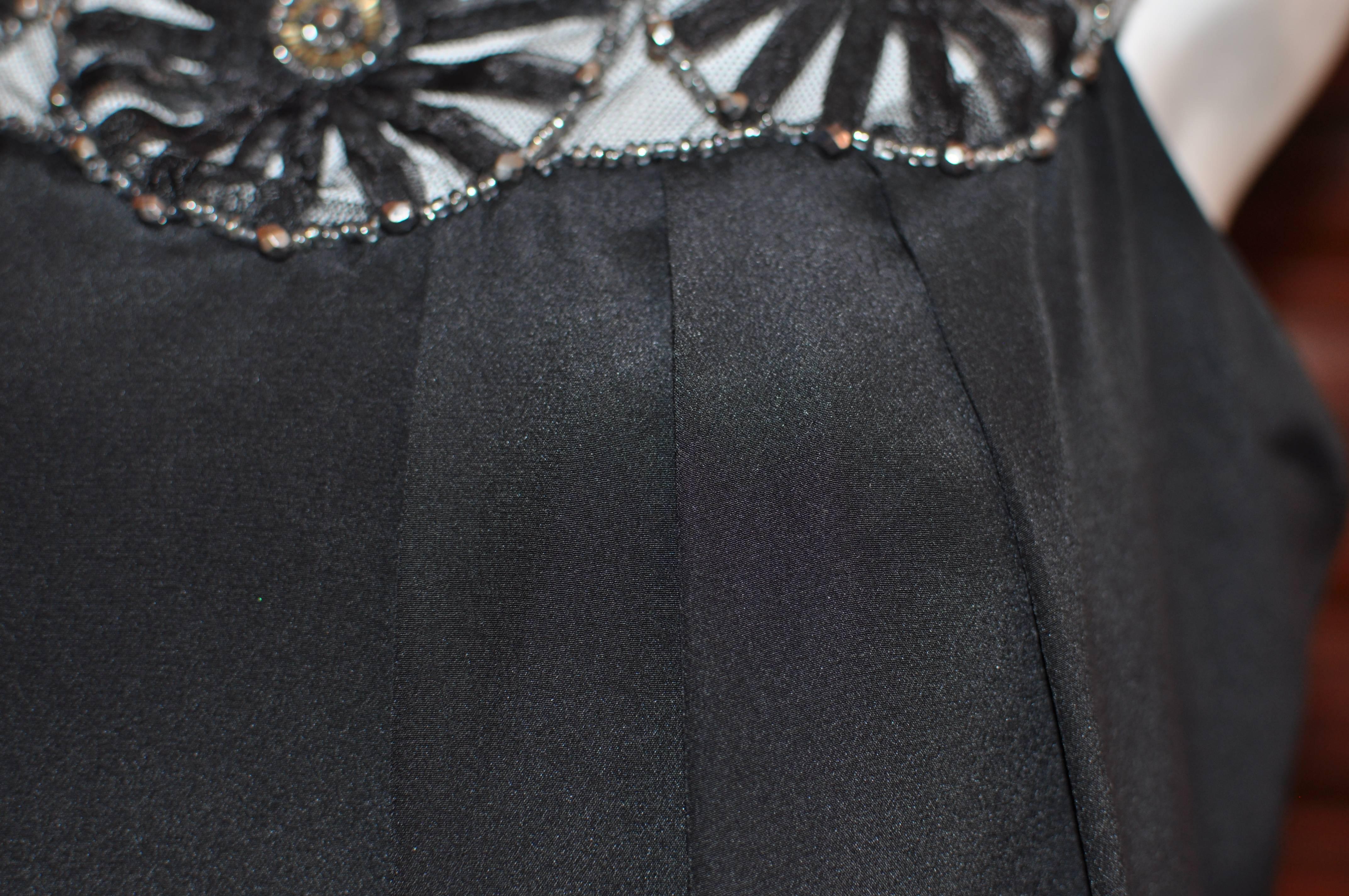 De las mujeres Philosophy di Alberta Ferretti Vestido de seda negro en venta