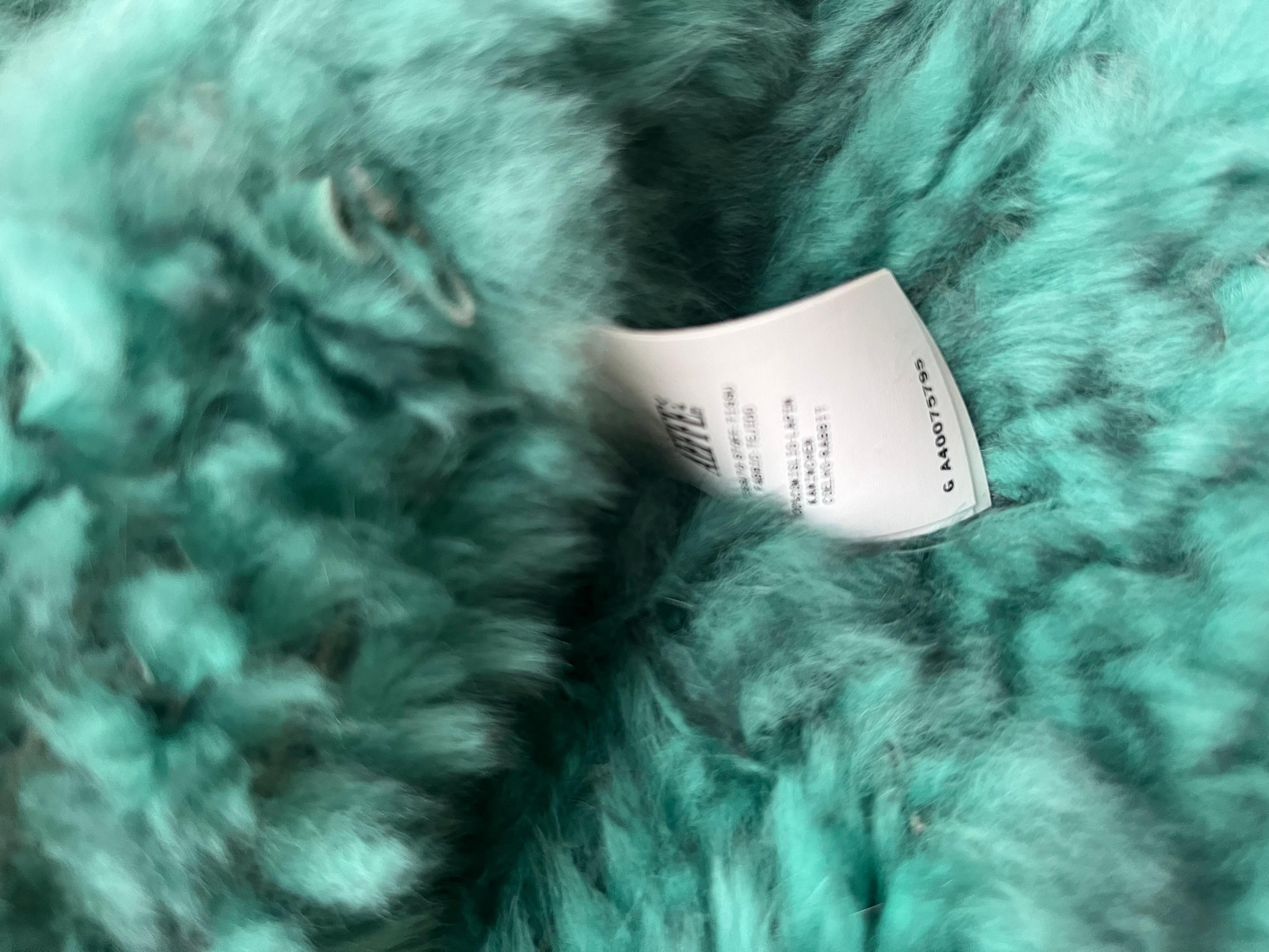 Philosophy di Alberta Ferretti Knitted Fur Jacket 42 Itl 2