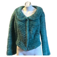 Philosophy di Alberta Ferretti Knitted Fur Jacket 42 Itl