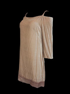 Philosophy di Alberta Ferretti Rose Velvet Open Shoulder Dress