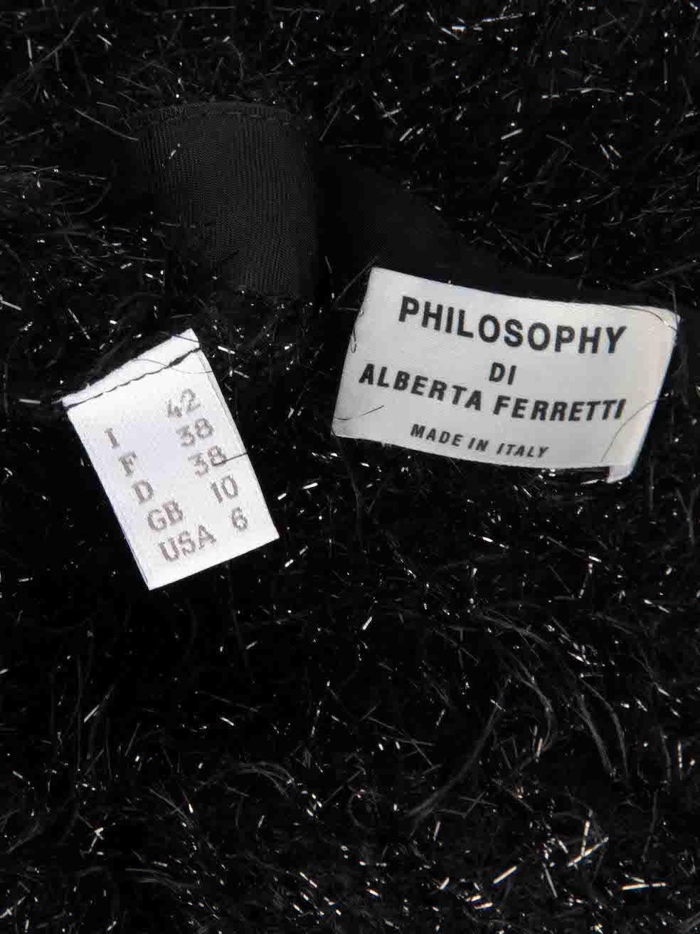 Philosophy di Lorenzo Serafini & Alberta Ferretti Knit Cropped Cardigan Size M For Sale 1