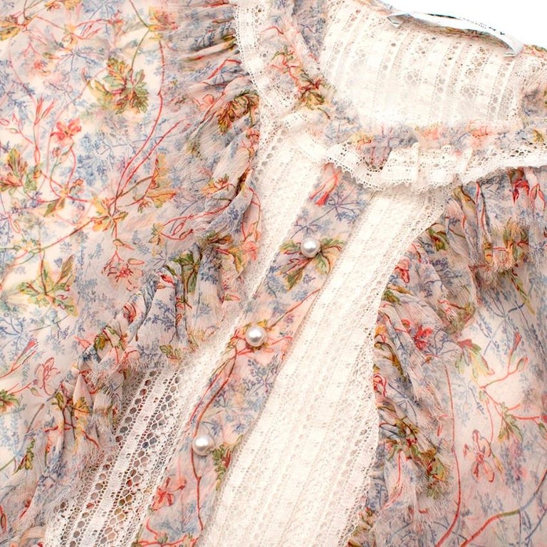 Philosophy Di Lorenzo Serafini Lace Floral Mini Dress US6 at 1stDibs | philosophy  di lorenzo serafini floral dress, philosophy di lorenzo serafini floral  chiffon strapless mini dress, philosophy di lorenzo serafini mini