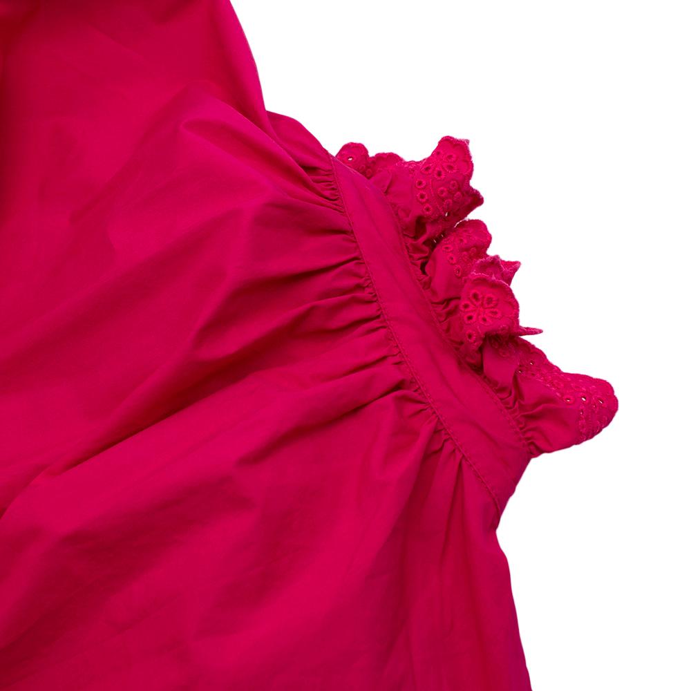  Philosophy Di Lorenzo Serafini Pink Long Sleeve Ruffle Dress - Size US 6 5