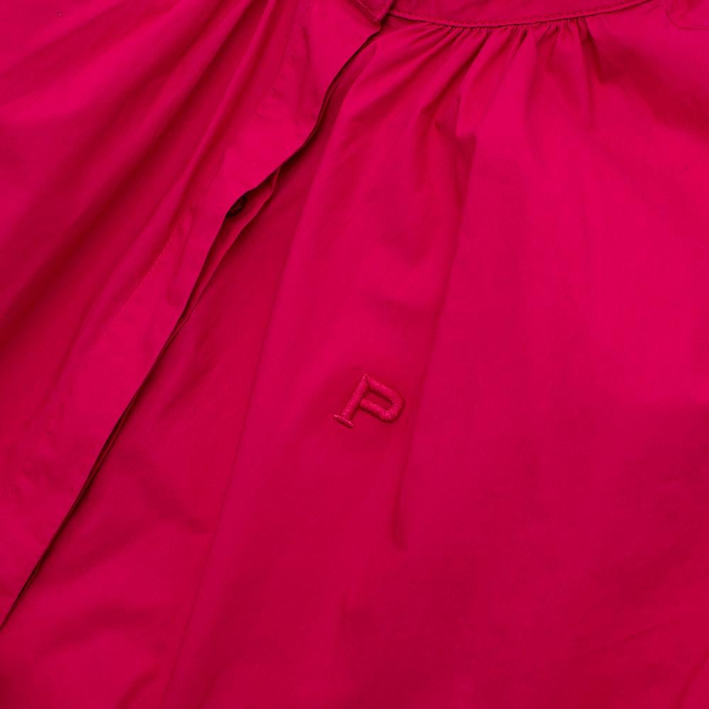  Philosophy Di Lorenzo Serafini Pink Long Sleeve Ruffle Dress - Size US 6 1