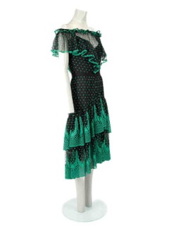 Philosophy Di Lorenzo Serafini, abito midi con bordi a smerlo taglia M.