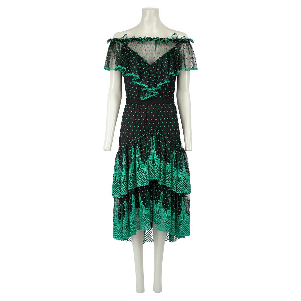 Philosophy di Lorenzo Serafini Scallop Trim Midi Dress Size M