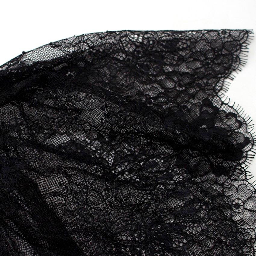 Philosophy Di Lorenzo Serafini Silk & Lace Tiered Dress US 6 1