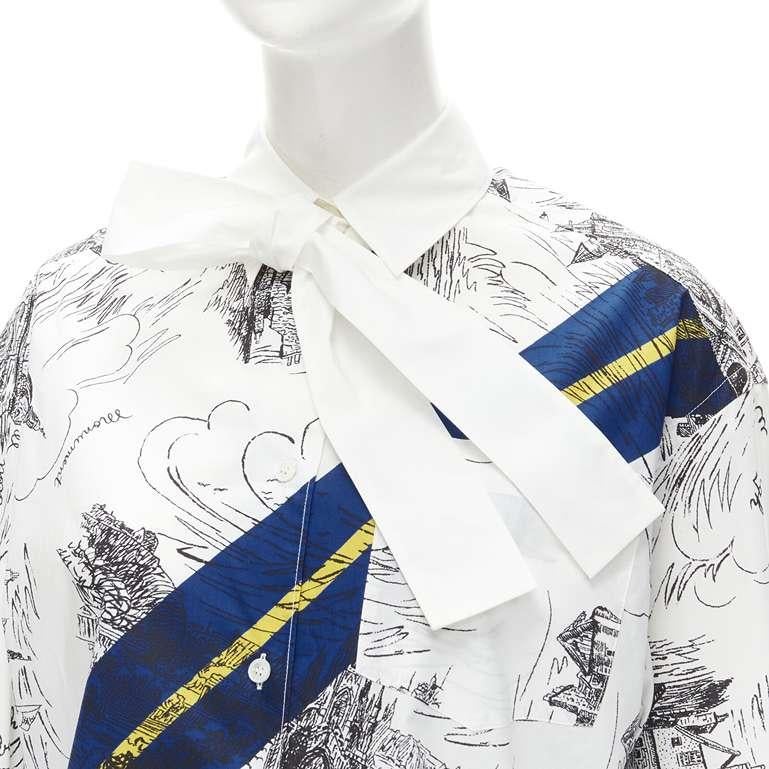 PHILOSOPHY DI LORENZO SERAFINI white landmark illustration cotton shirt IT38 XS
Reference: AAWC/A00099
Brand: Philosophy Di Lorenzo Serafini
Material: Cotton
Color: White, Blue
Pattern: Graphic
Closure: Button
Extra Details: Chest patch pocket.