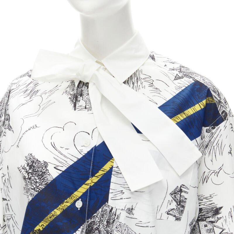 PHILOSOPHY DI LORENZO SERAFINI white landmark illustration cotton shirt IT38 XS
Reference: AAWC/A00099
Brand: Philosophy
Material: Cotton
Color: White, Blue
Pattern: Graphic
Closure: Button
Extra Details: Chest patch pocket. Cuffed sleeve.