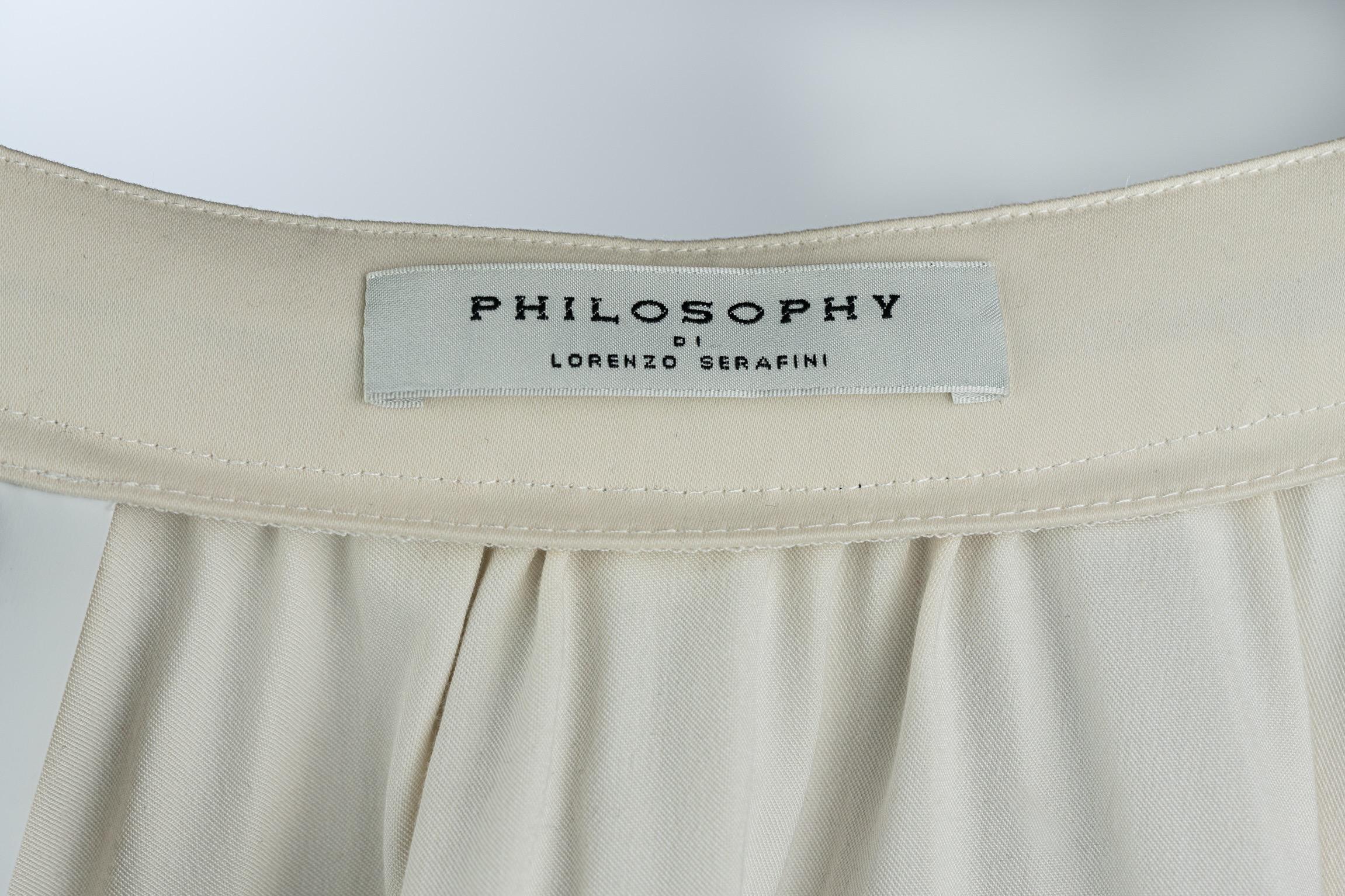 Black Philosophy FW 2017 Ready to Wear plissé skirt by Lorenzo Serafini