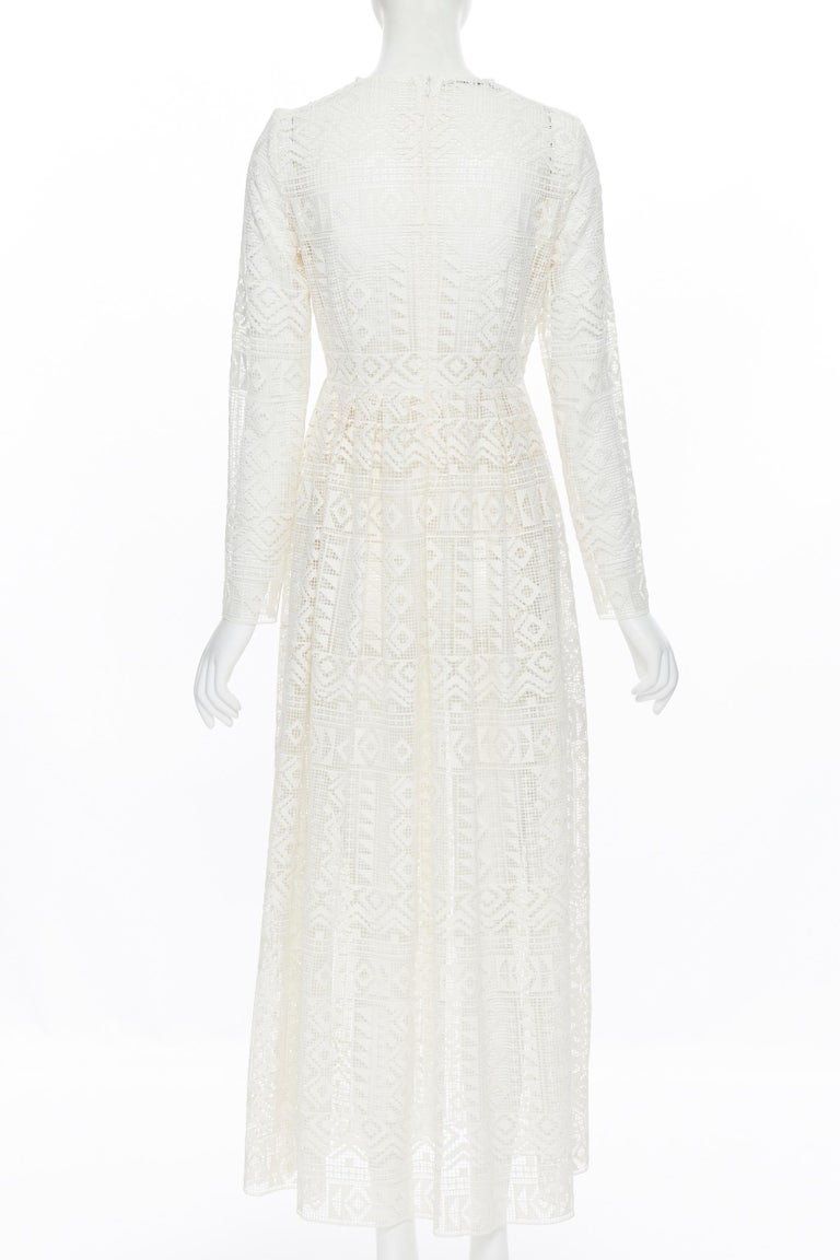 PHILOSOPHY LORENZO SERAFINI ivory ethnic boho embroidery anglais maxi dress  IT38 at 1stDibs | lou ethnic maxi, ivory maxi dress boho, artclub peretti  dress