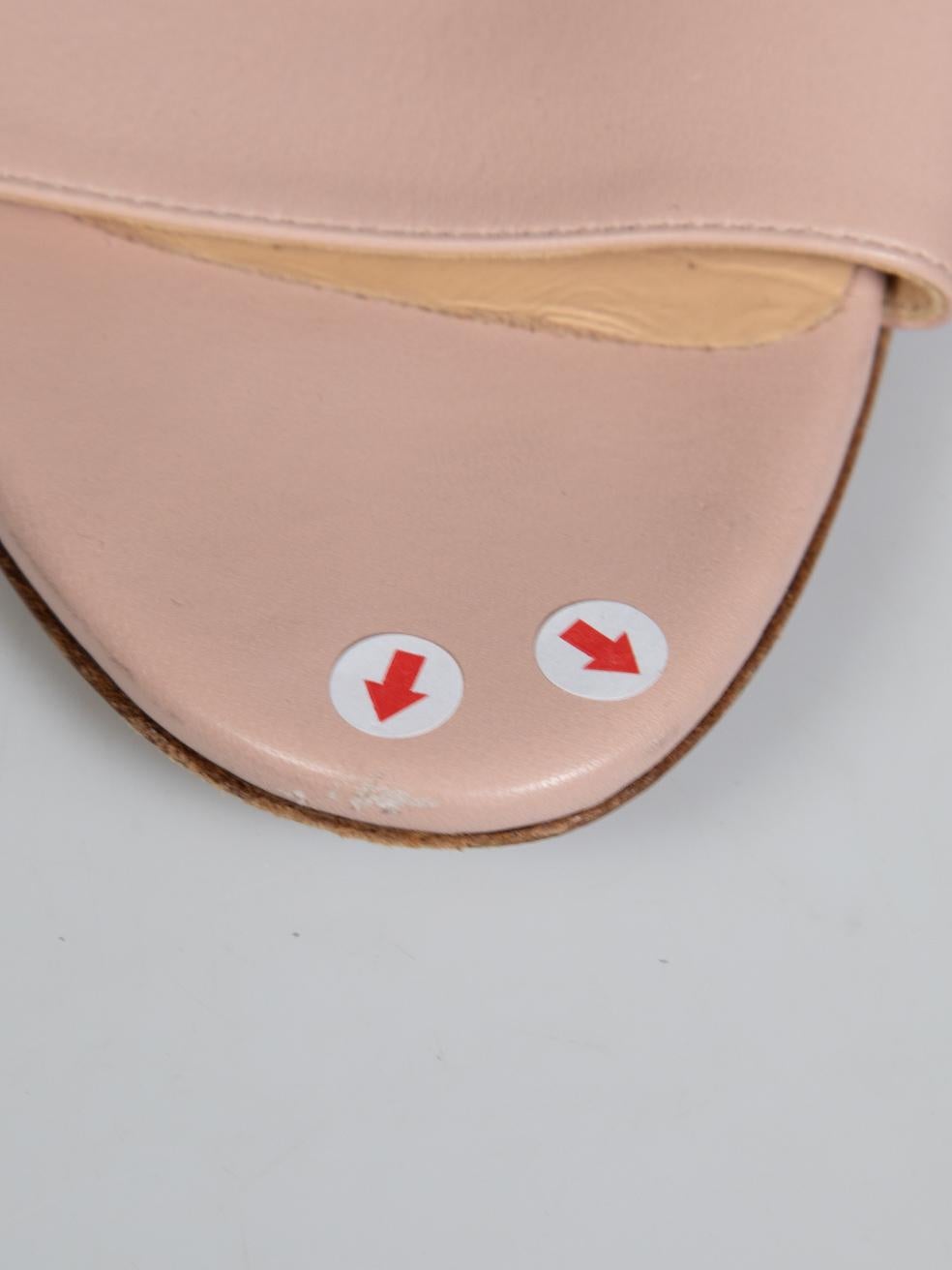 Philosophy Sandali con tacco in pelle rosa taglia IT 40 in vendita 5