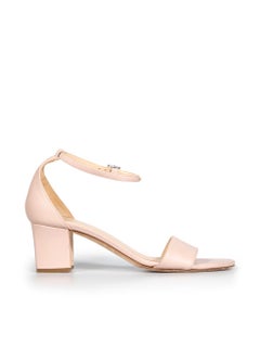 Philosophy Pink Leather Heeled Sandals Size IT 40