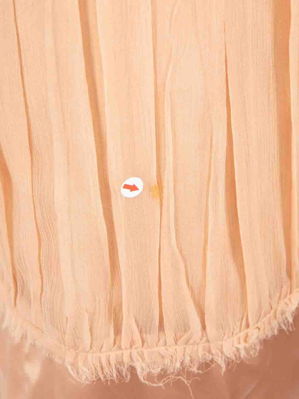 Philosophy Pink Pleated Accent Sleeveless Dress Size M For Sale 3