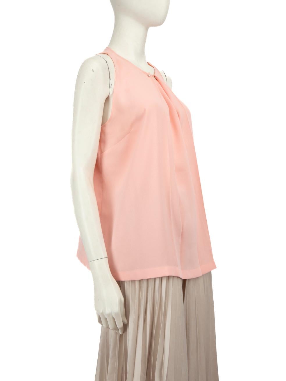 CONDITION is Good. Minor wear to top is evident. Light discolouration to the front neckline, front left, left shoulder strap, rear inner neckline and rear bottom left on this used Philosophy designer resale item.
 
 
 
 Details
 
 
 Pink
 
