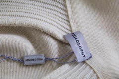 Philosophie Vintage Beigefarbenes geflochtenes Kleid aus Wolle