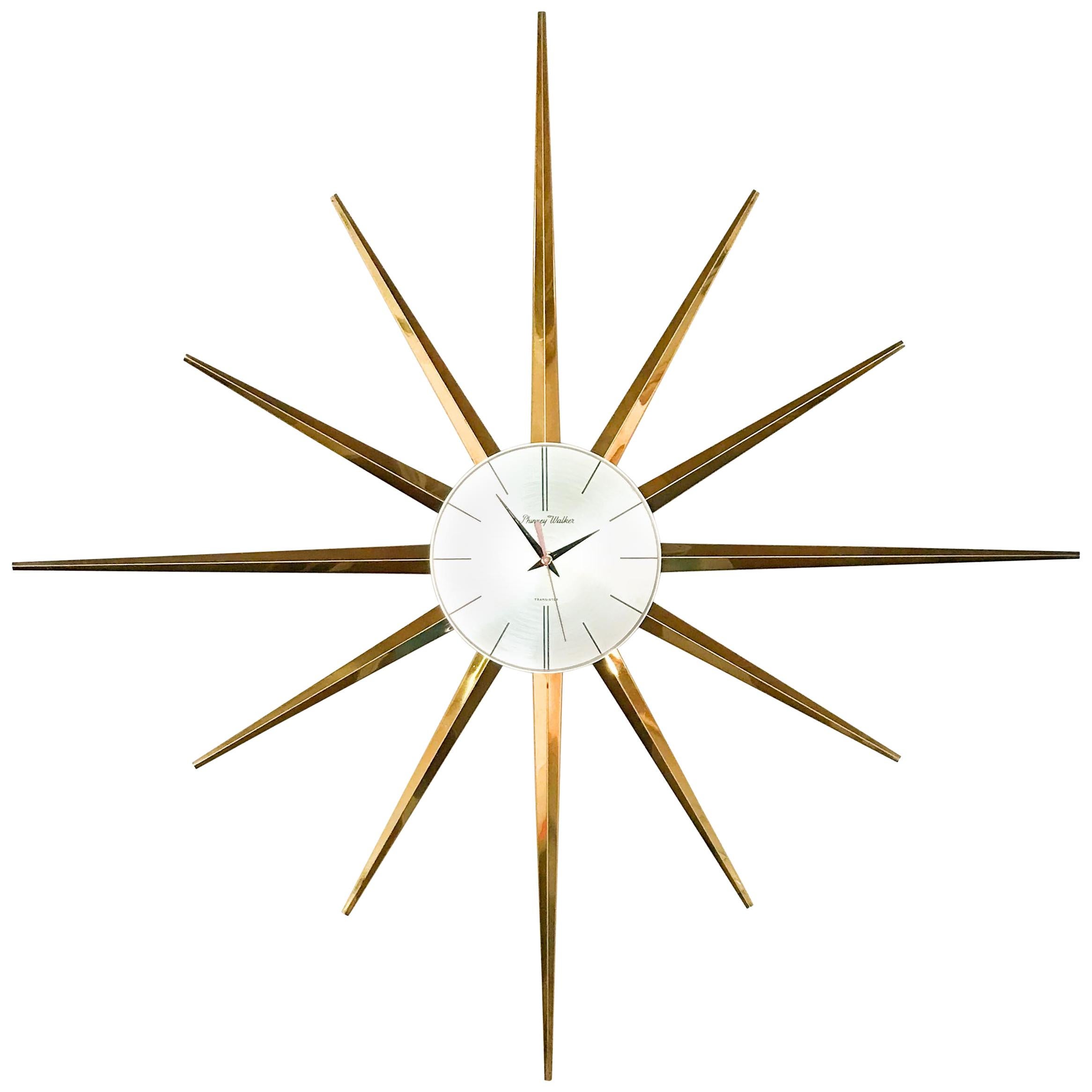 Phinney Walker Starburst Clock For Sale