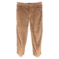 PHIPPS Size 36 Brown Corduroy Cotton Button Fly Casual Pants