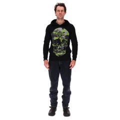 Phlipp Plein Crystal Skull & Logo Hoodie