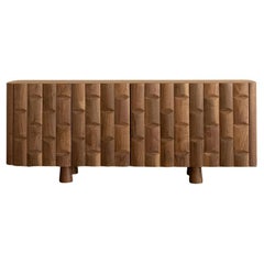 Phlorem Crédence contemporaine en noyer