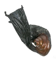 Large Biomorphic Abstract Bronze Sculpture Phoebe Adams Wall Hanging