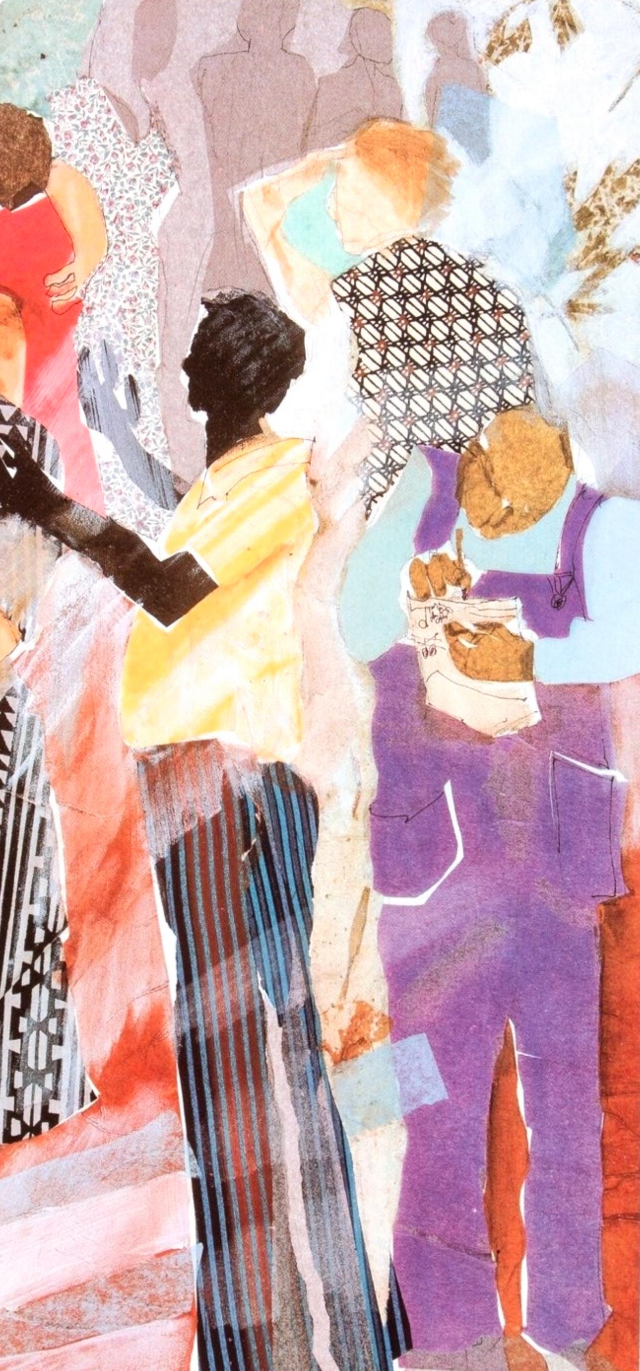 Le jour se lève en Alabama, le soleil se lève après un certain temps - Beige Landscape Print par Phoebe Beasley