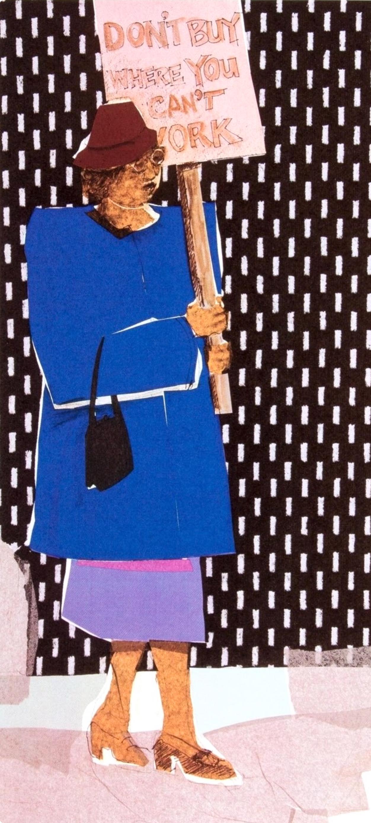 Mother to Son, Sunrise Is Coming After While - Print by Phoebe Beasley
