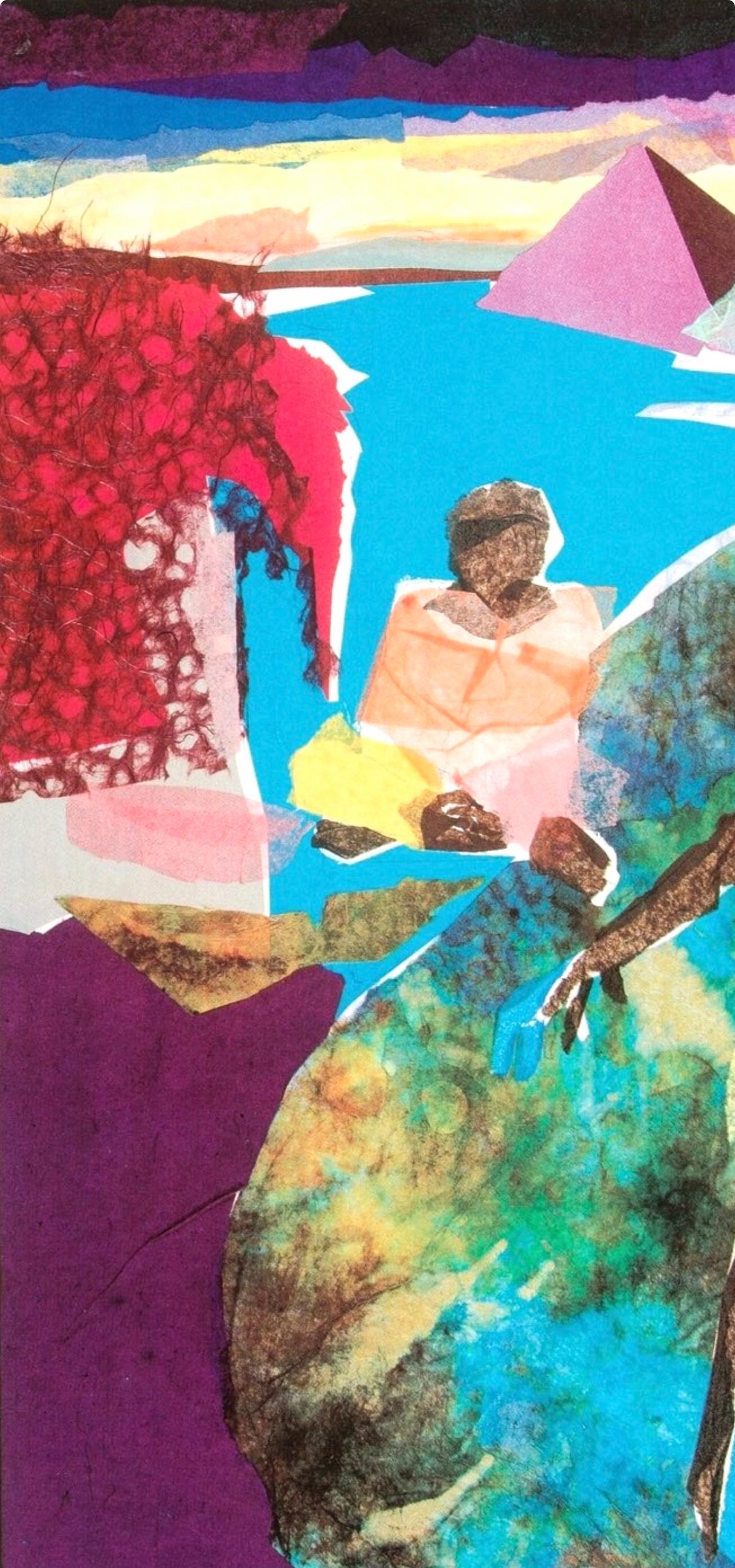 The Negro Speaks of Rivers, Sunrise Is Coming After While - Expressionist Print by Phoebe Beasley